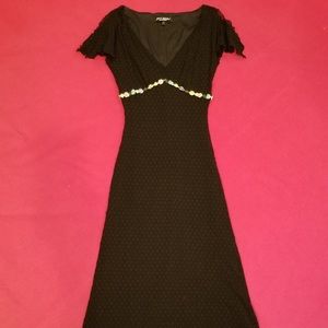 Betsey Johnson Dot Net Mesh Dress